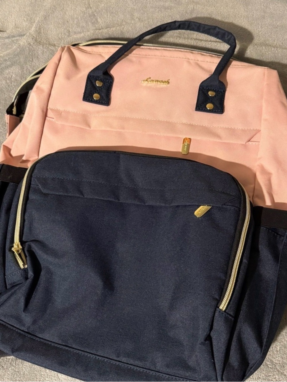 Lovevook Women's Pink and Black
Backpack